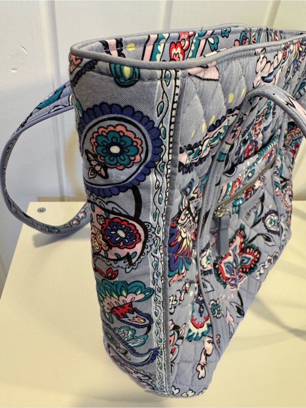Vera Bradley SVT Small Vera Tote in Makani Paisley - Picture 8 of 12